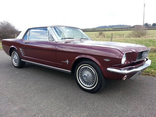 1966 Ford Mustang V8 Convertible: 18 May 2017 For Sale by Auction
