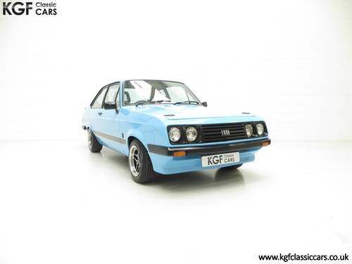 1976 A Retro Oldskool Ford Escort Mk2 RS2000 Broadstripe VERKOCHT