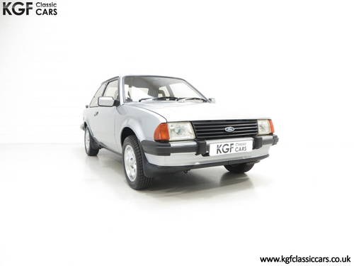 1981 A Collectable Very Early Ford Escort XR3 in Prime Condition SOLD