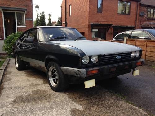 1981 ford capri 2 ltr sport black project For Sale