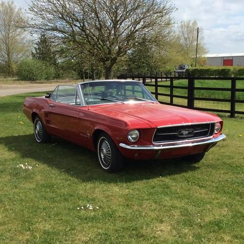 1967 Mustang 289 V8 Convertible For Sale by Auction
