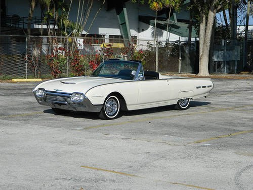 1962 Ford ThunderBird = Sport Roadster AC Power Top $49.9k For Sale