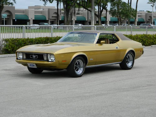 1974 1973 Ford Mustang Grande = 302- auto trans AC Gold $24.9k For Sale