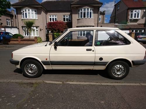1987 Ford Fiesta “L” Mk2, 1.1L – Cream For Sale