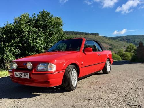 Ford escort Xr3i convertible 1990 For Sale