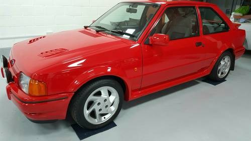 1989 Ford escort rs turbo with very low miles In vendita
