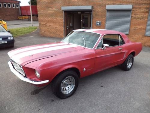 FORD-MUSTANG-COUPE-1968 RUNS/DRIVES! 99% RUST FREE! NOW SOLD VENDUTO