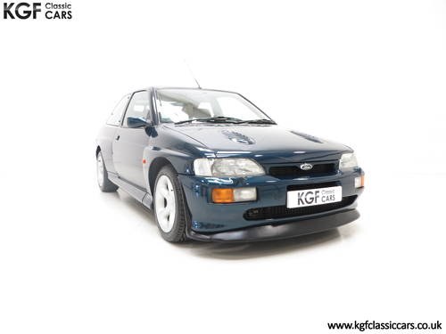 1996 A Ford Escort RS Cosworth Lux Edition in Rare Petrol Blue SOLD