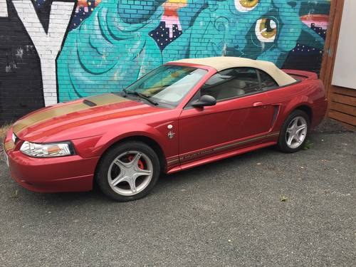 1999 Ford Mustang GT Convertible (Red) SOLD