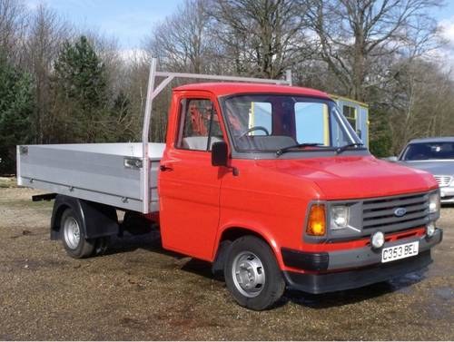 1986 FORD TRANSIT MK2 190 Twin Wheel Alloy Dropsid For Sale