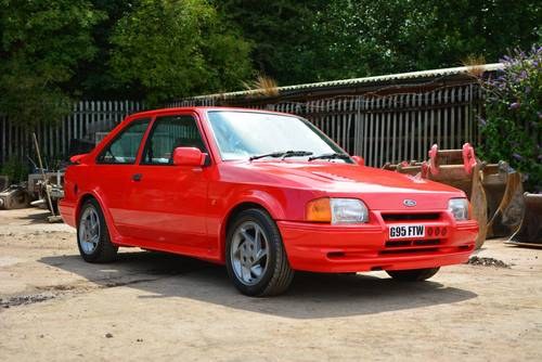 1989 Ford Escort MkIV RS Turbo; 95k & recent recommissioning For Sale