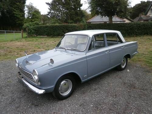 1962 FORD CONSUL CORTINA DELUXE GREY/WHITE JUST 16,348 MILES For Sale