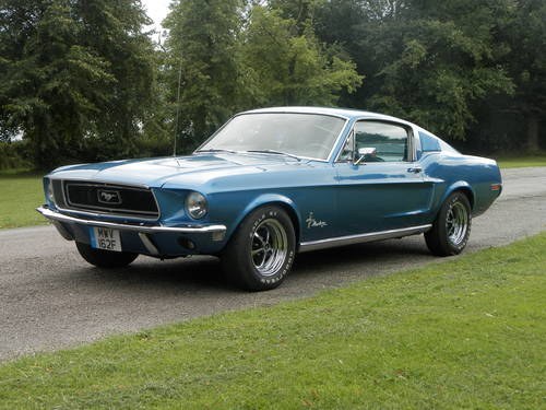 1968 FORD MUSTANG FASTBACK Estimate (£): 25,000 - 30,000 For Sale by Auction