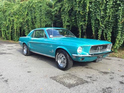 1968 Ford Mustang coupe V8 manual For Sale