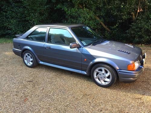 1989 Ford Escort RS Turbo 41,500 miles £16,000 - £20,000 For Sale by Auction
