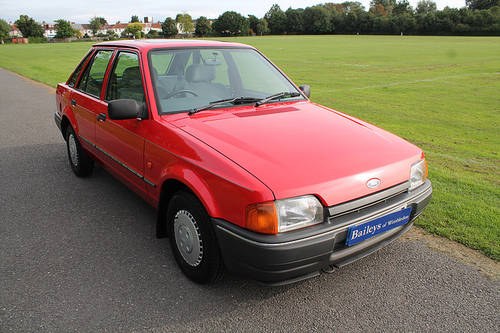 1989 Ultra Low Mileage Ford Escort MkIV 1.6 L 5 Door Automatic For Sale