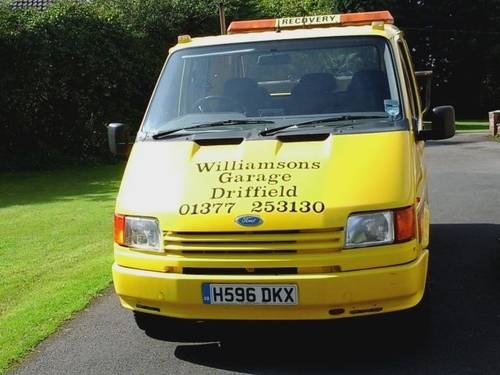 1990 H FORD TRANSIT SPEC LIFT RECOVERY TRUCK For Sale