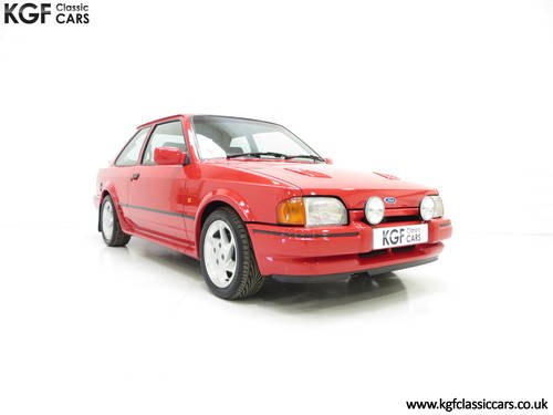 1987 A Very Early Ford Escort RS Turbo Series 2 with 60897 Miles SOLD