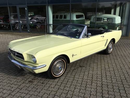 1965 Ford Mustang 3,3 Cabriolet  SOLD