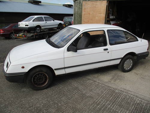 1986 FORD SIERRA MK1, 3 DOOR, LHD, NO SUNROOF. For Sale