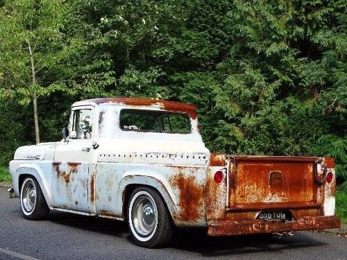 1960 Ford F1 MEAN RAT ROD 100 YDS BURN OUTS SOLD