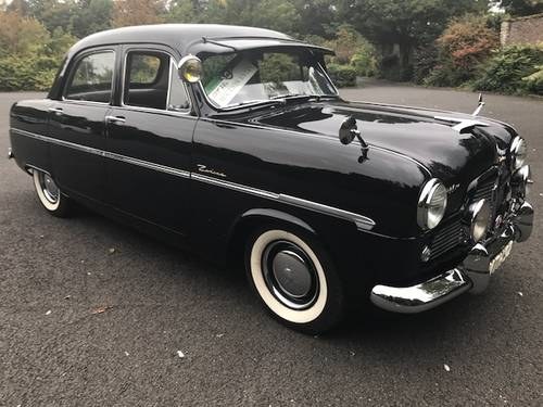 **OCTOBER ENTRY** 1956 Ford Zodiac For Sale by Auction