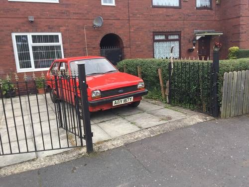 1982 Ford Fiesta MK1 Project For Sale