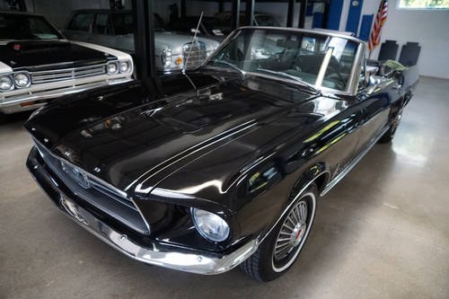 1967 Ford Mustang Convertible with 73K original miles VERKOCHT