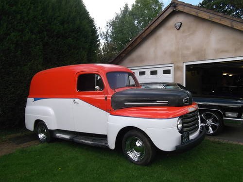 1948 F100 Panel Van 327 V8 Automatic Real Cool Cruiser VERKAUFT