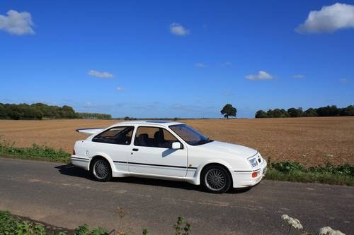 Ford Sierra RS Cosworth 3dr - 1986.  Stunning Diamond White  For Sale