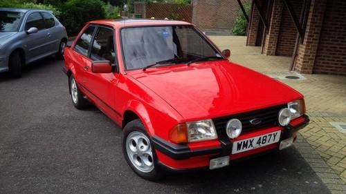 1982 FORd Escort XR3 For Sale