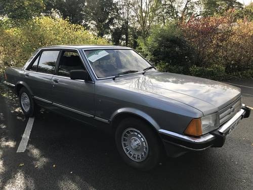 OCTOBER AUCTION. 1985 Ford Granada Ghia Auto For Sale by Auction