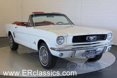 Ford Mustang cabriolet 1966 Wimbledon White  For Sale