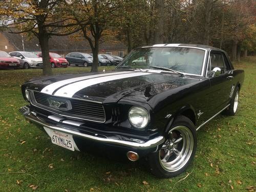 1966 Ford Mustang 289ci V8 with Power Steering/Power Brakes SOLD
