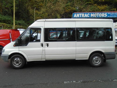 2002 FORD TRANSIT 15 SEATER MINI BUS 350 LWB MEDIUM HIGH ROOF For Sale