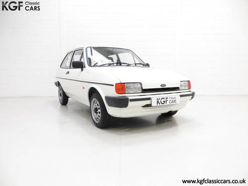 1989 An Unrestored Ford Fiesta 1.1 Popular Plus with 18,727 Miles SOLD