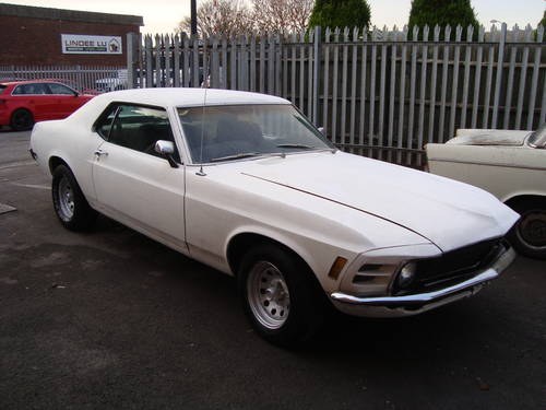 FORD MUSTANG 302 V8 AUTO COUPE(1970)NICE SPEC! GREAT PROJECT SOLD