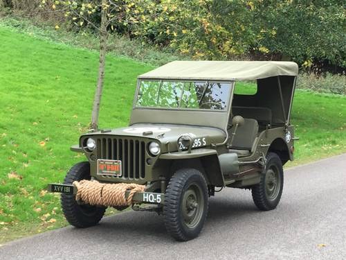 1942 Ford GPW Jeep Freshly Restored SOLD MORE WANTED For Sale by Auction