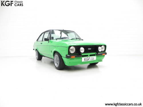 1978 An Iconic, Very Rare Mk2 Ford Escort RS Mexico SOLD