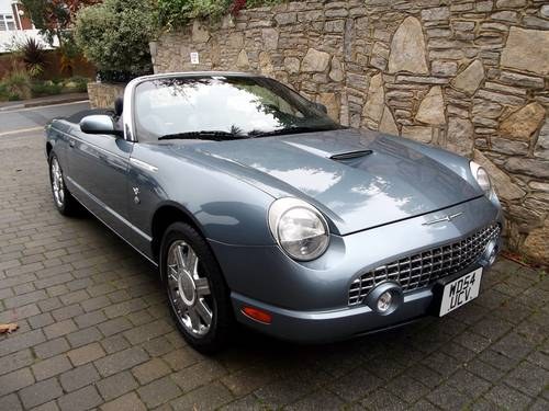 2005 FORD THUNDERBIRD SPORTS HARS & SOFT TOPS 50TH ANV LHD For Sale