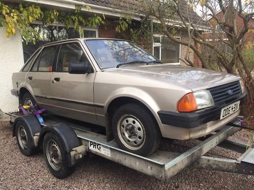 1982 Ford Escort Mk3 5 Door Dry Stored 22 Years GC For Sale
