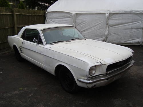 FORD MUSTANG 200 6 COUPE AUTO(1965)WHITE 95% RUST FREE CAR! SOLD