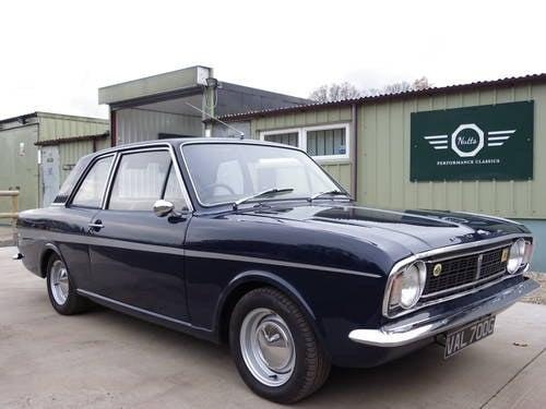 1969 MK2 Lotus Cortina, fully restored in rare Anchor Blue SOLD