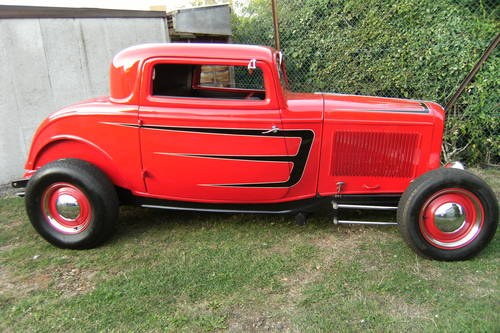 1932  HOTROD,FORD 32b 3 WINDOW DEUCE COUPE . For Sale