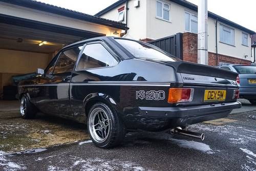 IMMACULATE 1980 FORD ESCORT RS 2000 CUSTOM BLACK For Sale