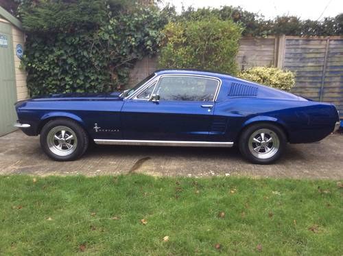Mustang fastback 1967 In vendita