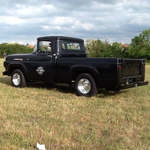 1960 Ford F100 pick-up, swap or PX Harley. For Sale