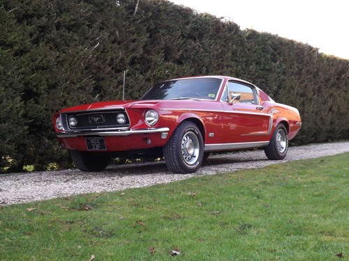 1968 Ford Mustang 390 S Code GT Fastback In vendita all'asta