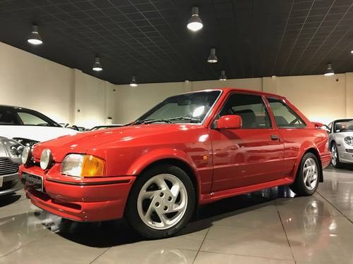 1987 Ford Escort RS TURBO SERIES2 ROSSO RED NON CUSTOM MODEL SOLD
