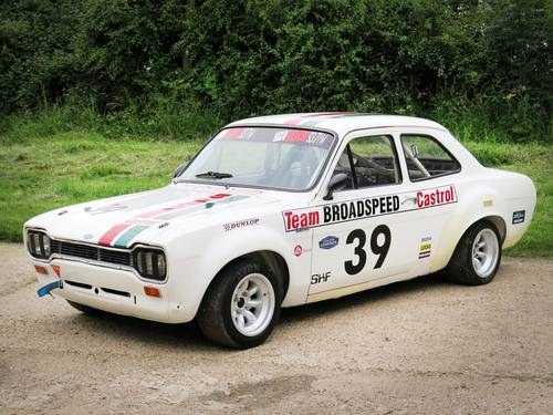 1972 Broadspeed Escort MkI RS 1600 FIA Race car For Sale by Auction